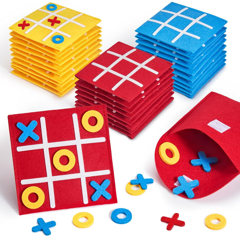 Tic Tac Toe Mini Board Game Toy for Kids and Family,Birthday Party Favors,G