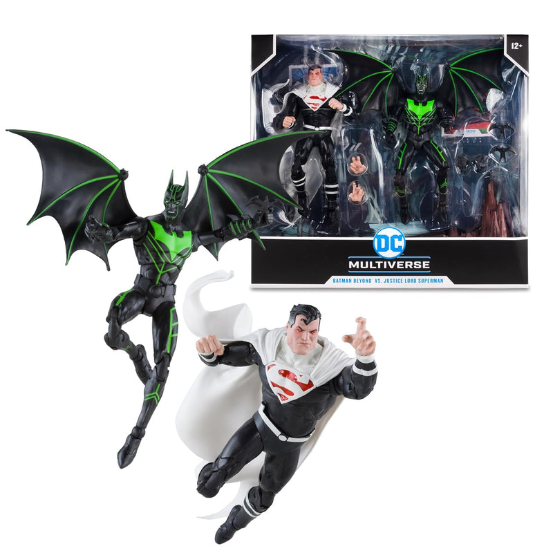McFarlane Toys - DC Multiverse Batman Beyond vs. Justice Lord Superman 7in