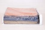 Set of 5 Clear Vinyl Zippered Storage Bags 11 x 15 x 4 Inch