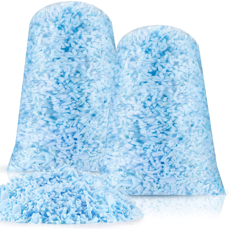 4 Packs 20Lbs Shredded Memory Foam Soft Bean Bag Filler Foam Convenient Couch
