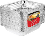 Aluminum Pans 9x13 Disposable Foil (30 Pack) - Half Size Steam Table Deep Pans - Tin Pans Great for Cooking, Heating, Storing, Prepping Food