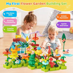 99-Piece Flower Garden Building Toy Set for Kids Ages 3+
