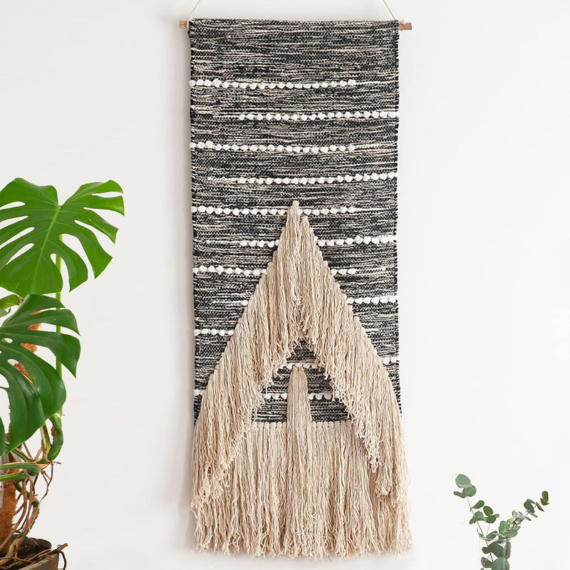 Boho Wall Decor Macrame Wall Hanging 18" X 40" Tapestry Room Decor Hand Woven