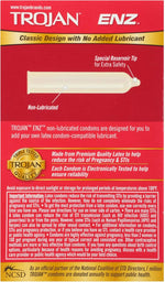 Non-Lubricated Natural Latex Condoms, Classic Fit, 12-Count Pack