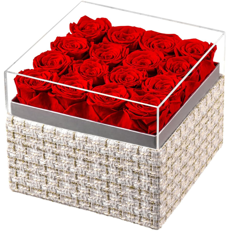 Preserved Roses That Last A Year 16-Piece Eternal Roses In A Box Gift For Wife