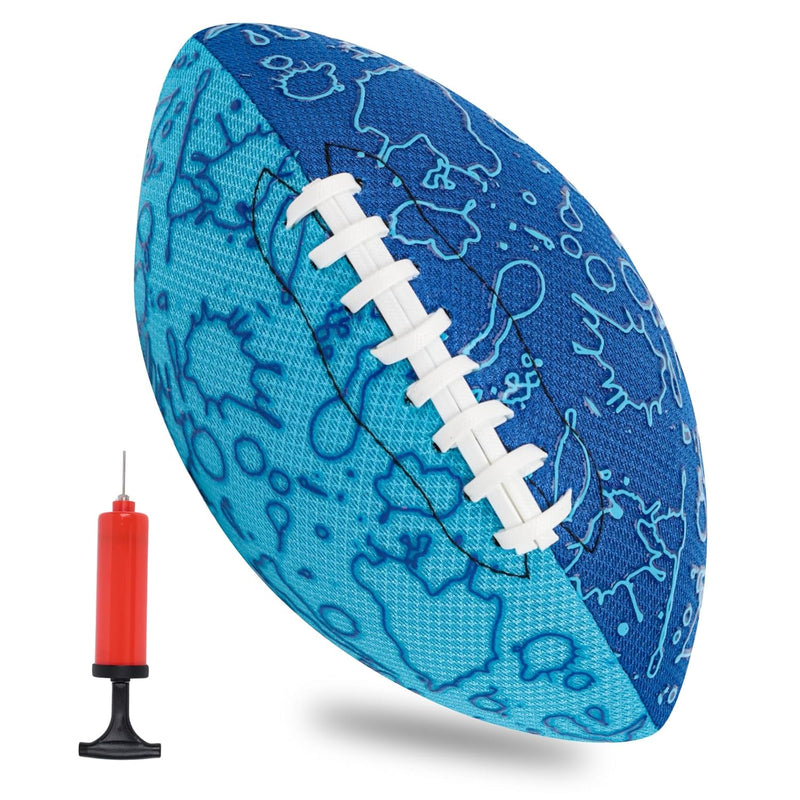 Inflatable Waterproof Football, 9.3 Inch Practice Football With Special Gri