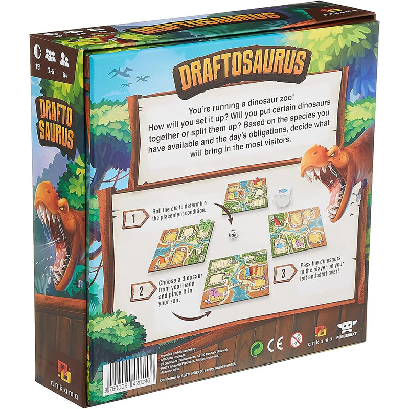 Draftosaurus Bringing The Jurassic Era Alive In Draftosaurus, Your Goal Is