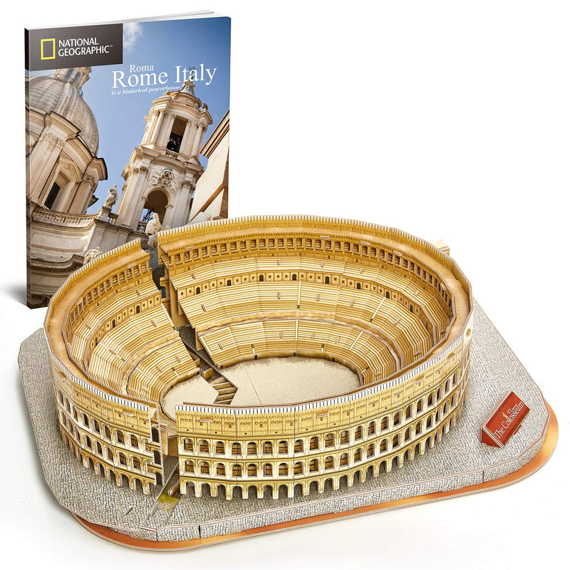 National Geographic 3D Puzzle For Adults Kids Rome Colosseum Jigsaw Italy A