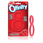 Ofinity Cock Ring, Red - Double Cock Ring - Penis Ring, Stretchy, Comfortable Pleasure Ring - Couple Sex Toys, Dick Ring For Mutual Pleasure
