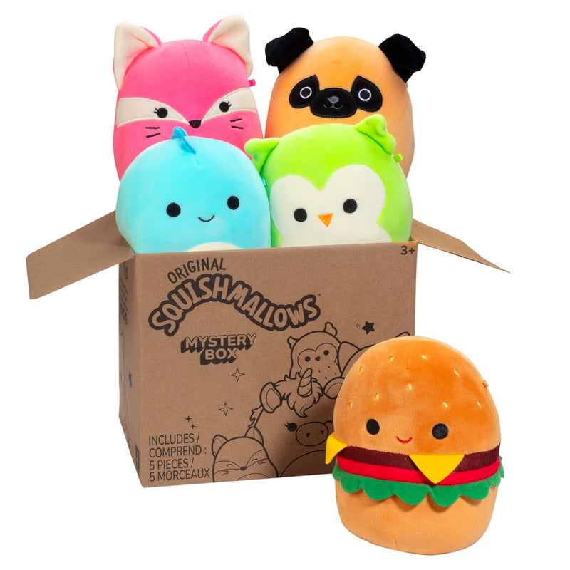 Original Mystery Box 5 Inch Plush 5 Pack Official Jazwares Plush Collectibl