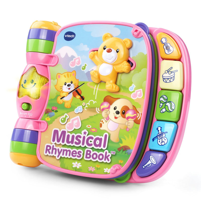 VTech Musical Rhymes Book, Pink