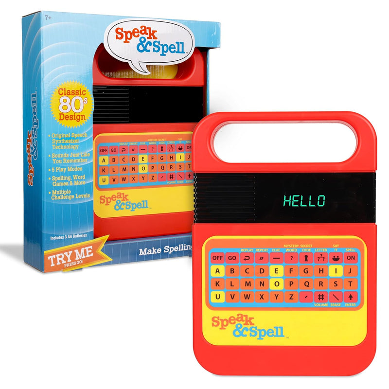 Speak & Spell Electronic Game - Educational Learning Toy, Spelling Games, 8