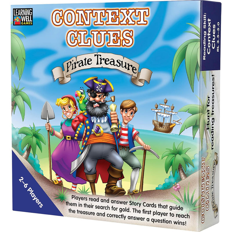 Edupress Learning Well Games Context Clues Game Blue Level—Pirate Treasure
