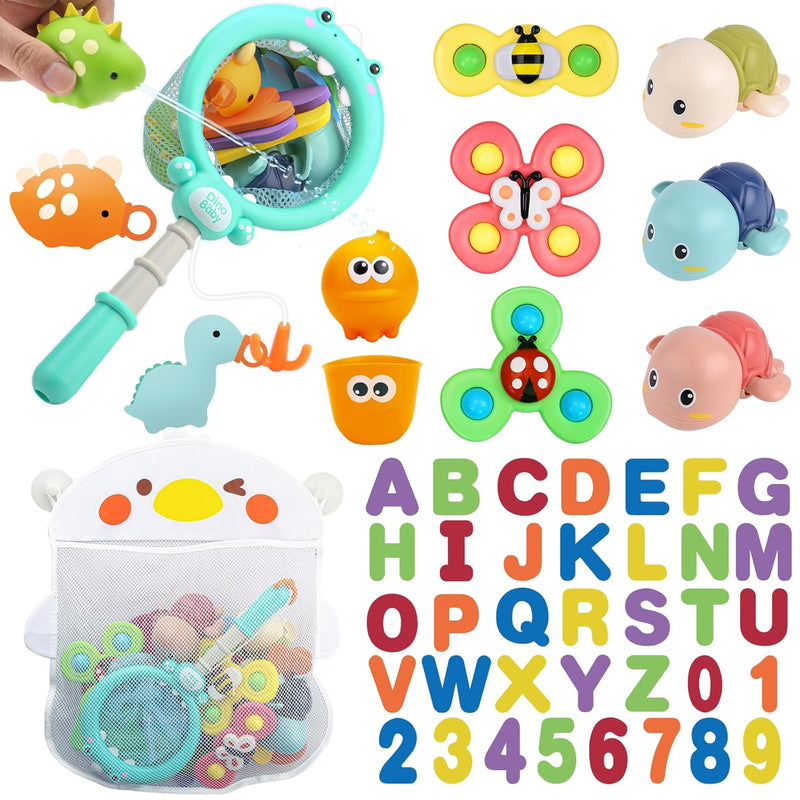 Baby Bath Toys For Toddlers 1 3, Kid Bathtub Toy With 36 Foam Bath Letter &