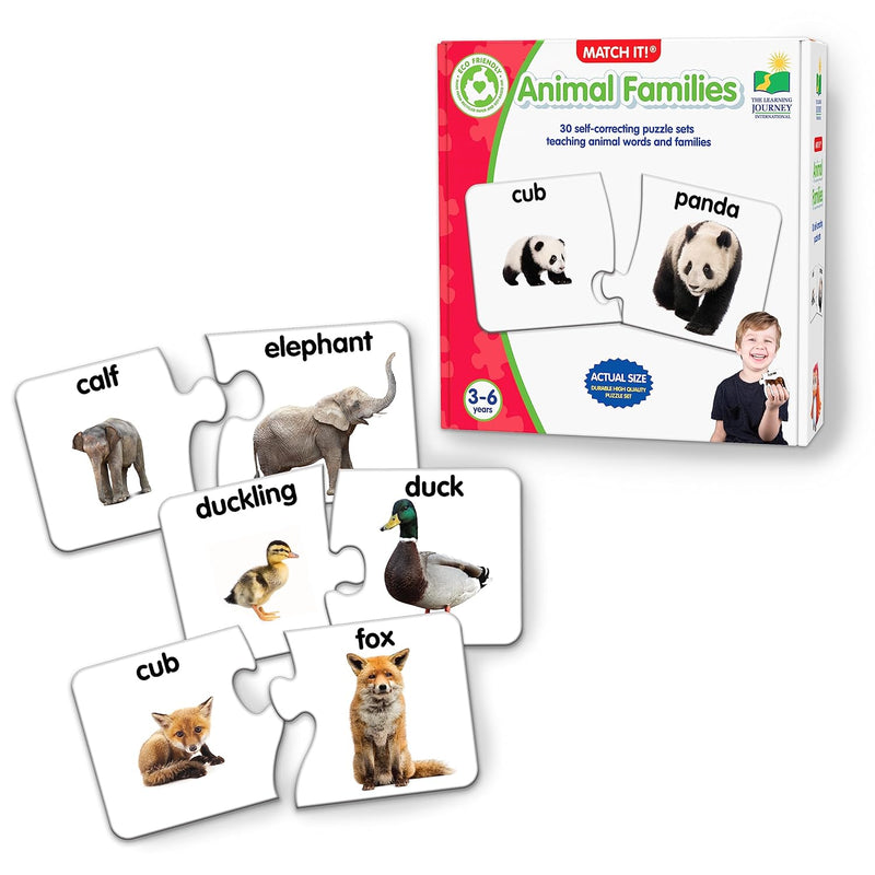 The Learning Journey: Match It! - Animal Families - Learning Animals, Anima