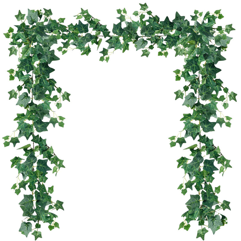 3 Pcs Artificial Ivy Vines Kit 6.4Ft Odorless Silk Ivy Garland With Green Leav