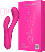 App-Controlled Rabbit Vibrator – Dual Motor G-Spot & Clitoral Stimulator with Remote