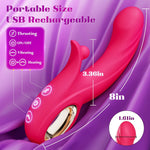 Thrusting Rabbit Vibrator for Women - 10 Vibration & 7 Thrust Modes, Heating