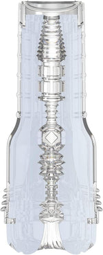 GO Torque Clear Compact Male Stroker – Discreet & Transparent Pleasure Sleeve