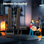 Strap-On Anal Dildo with Vibrating Cock Ring & Butt Plug – 10 Vibration Modes