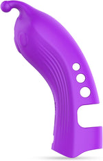 Purple Finger Vibrator – App-Controlled, 9 Modes, Waterproof & Rechargeable