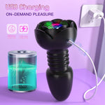Thrusting Prostate Massager – Remote & Voice-Control 5-in-1 Vibrating Anal Plug