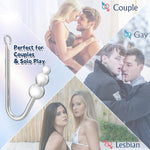 Metal Anal Hook with Vibrating Plug – 9-Mode Anal Trainer & G-Spot Stimulator