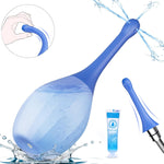 Enema Douche Kit with Bendable Silicone Nozzle & Anti-Backflow Design for Cleansing