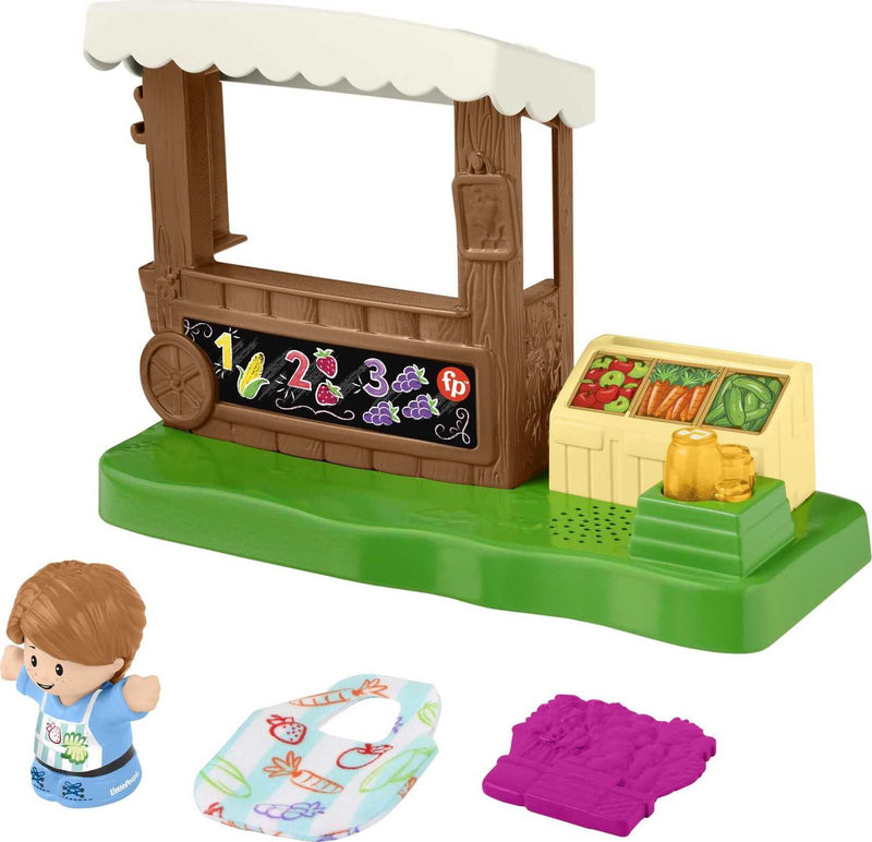 Fisher-Price Farmers Market Toddler Playset With Light And Sounds, 4 Pieces