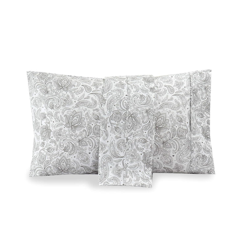 Paisley Printed Pillowcases 2-Piece Set Egyptian Quality 1500 Thread Count Tim