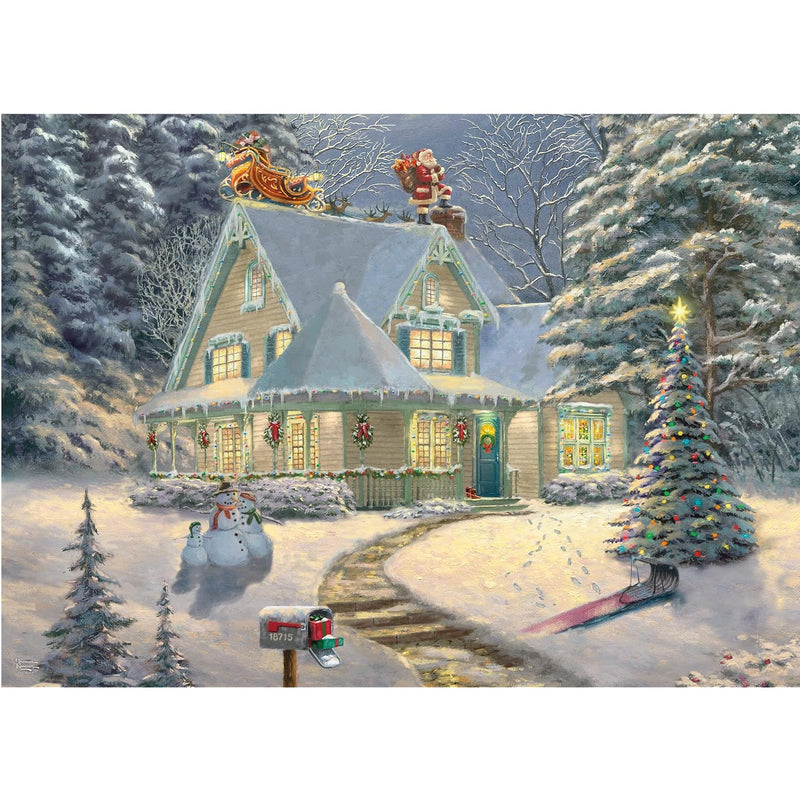 Ceaco - Thomas Kinkade - Holiday - Midnight Delivery - 1000 Piece Jigsaw Pu