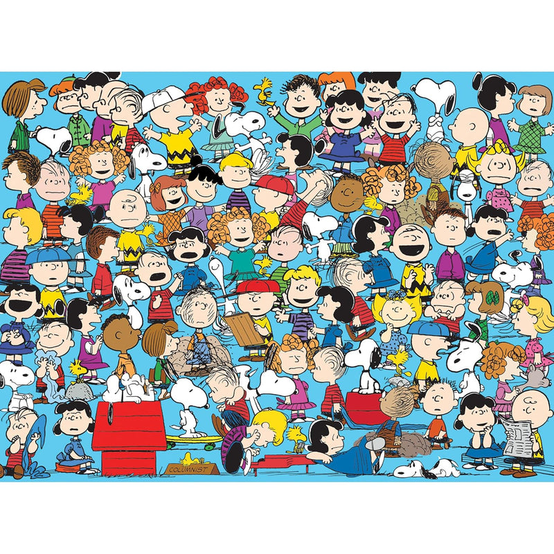 RoseArt - Peanuts - Cast of Characters - 1000 Piece Jigsaw Puzzle for Adult