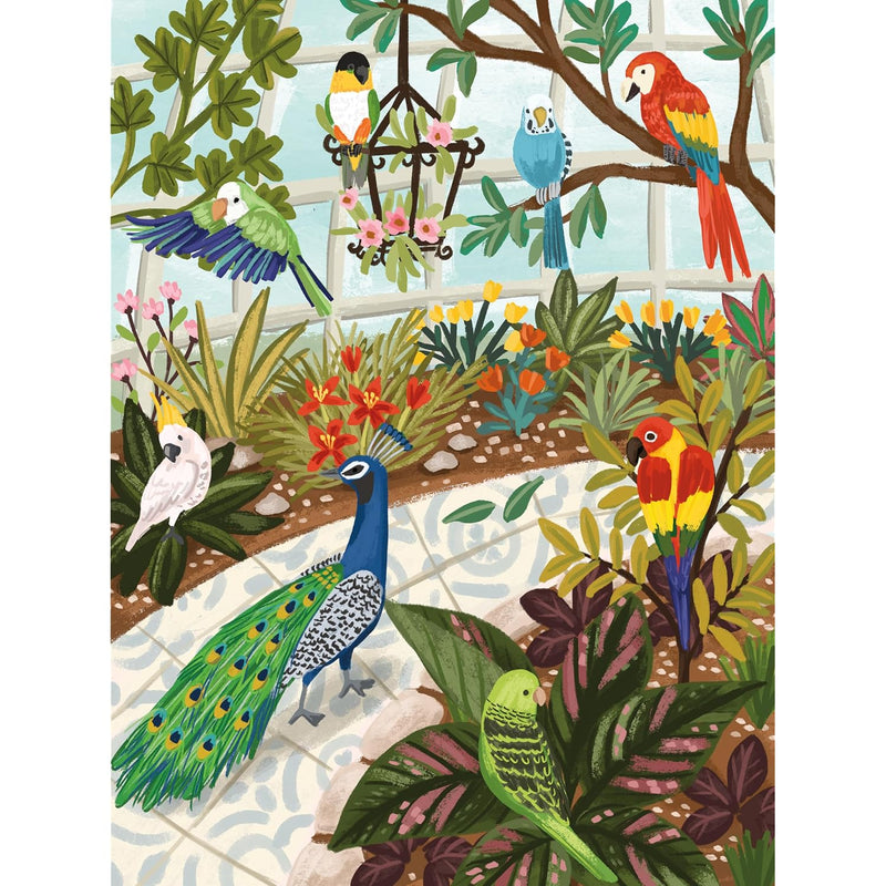 Ceaco - Olivia Gibbs - Joyful Aviary - 300 Oversized Piece Jigsaw Puzzle