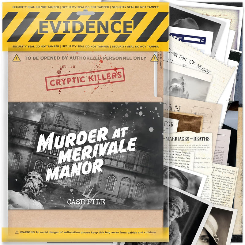 Unsolved Murder Mystery Game Cold Case Files Investigation Detective Eviden
