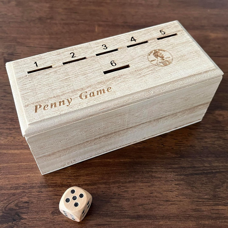 Penny Game Fun Board Game Works With Coines, Get Rid Of Coins To Win, Penny