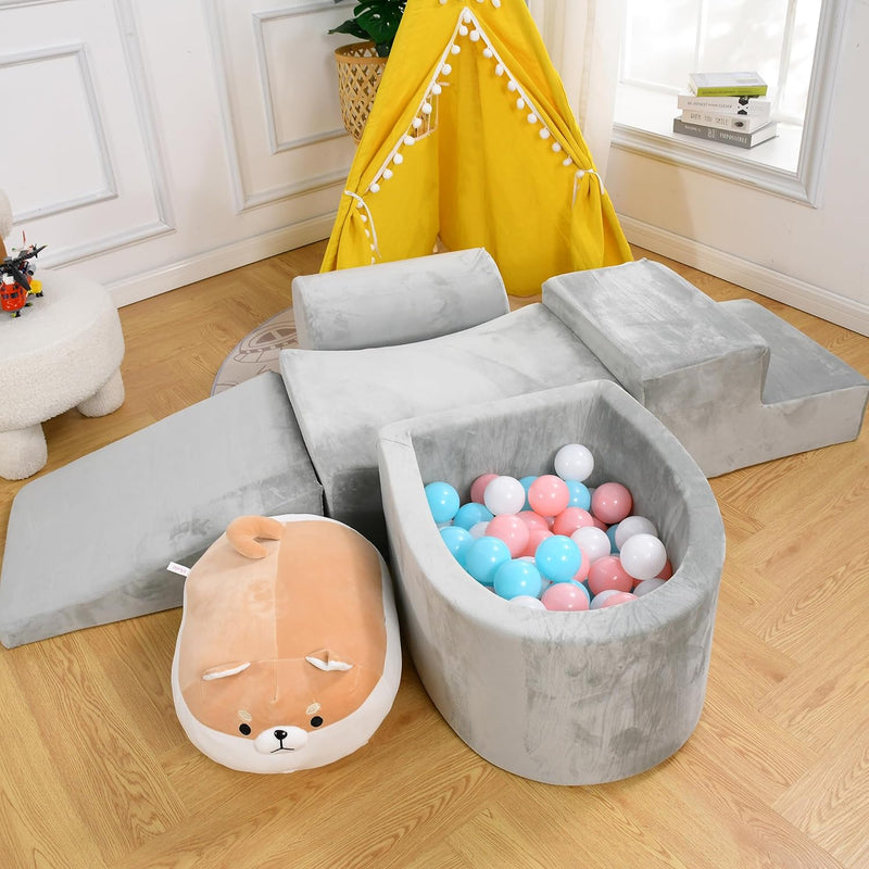 Soft Play Climb And Crawl Activity Playset Foam Climbing Blocks For Toddler