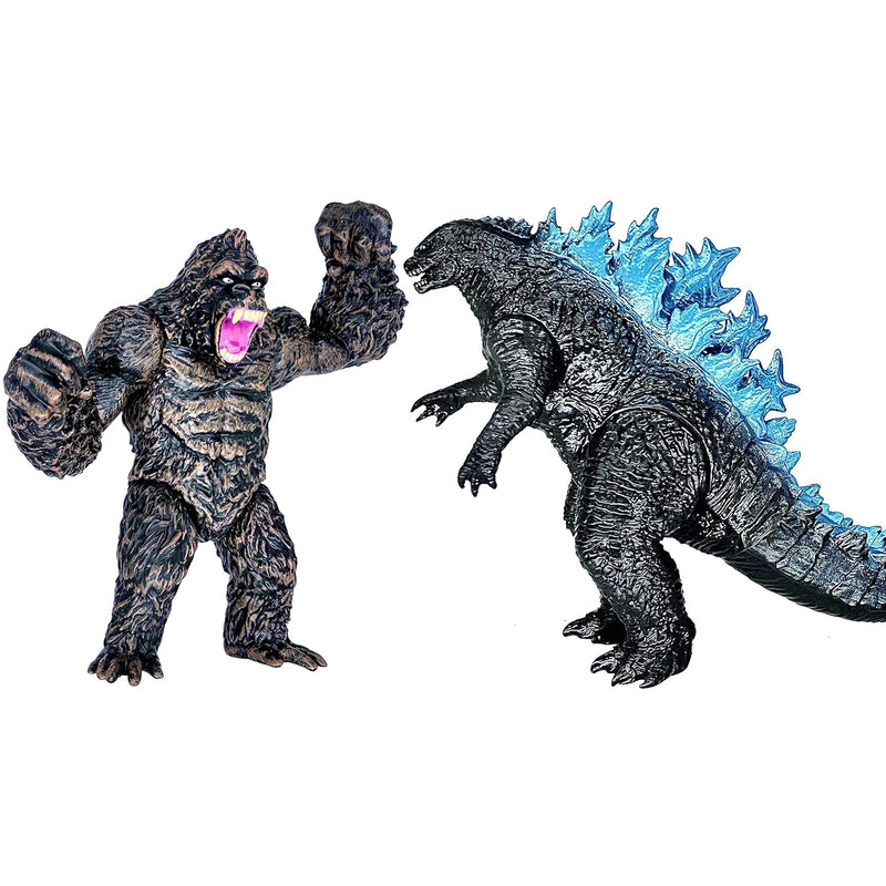 TwCare Set of 2 Godzilla Figure King of The Monsters vs King Kong Toys, Mov