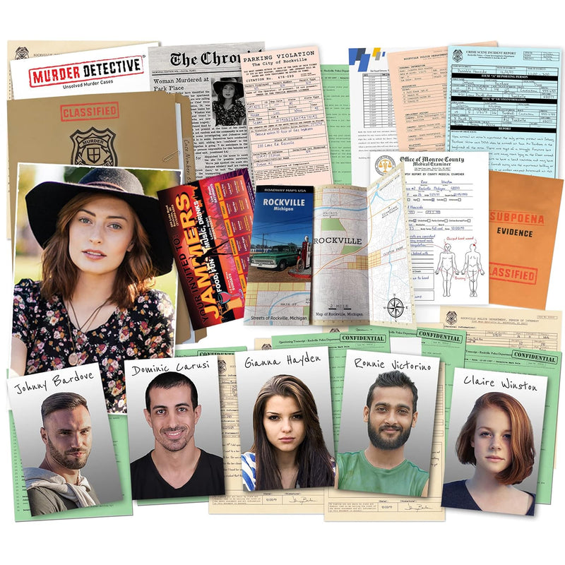 Murder Unsolved Murder Mystery Game Murder @ Park Place Unsolved Murder Myster