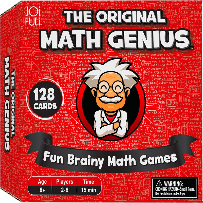 Joifuli The Original Math Genius Card Game: Stem Educational Math Game Addi