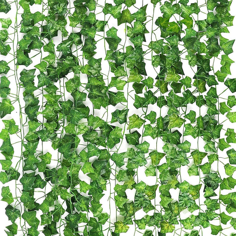 14 Pack 98 Feet Fake Ivy Leaves Artificial Ivy Garland Greenery Garlands Fake