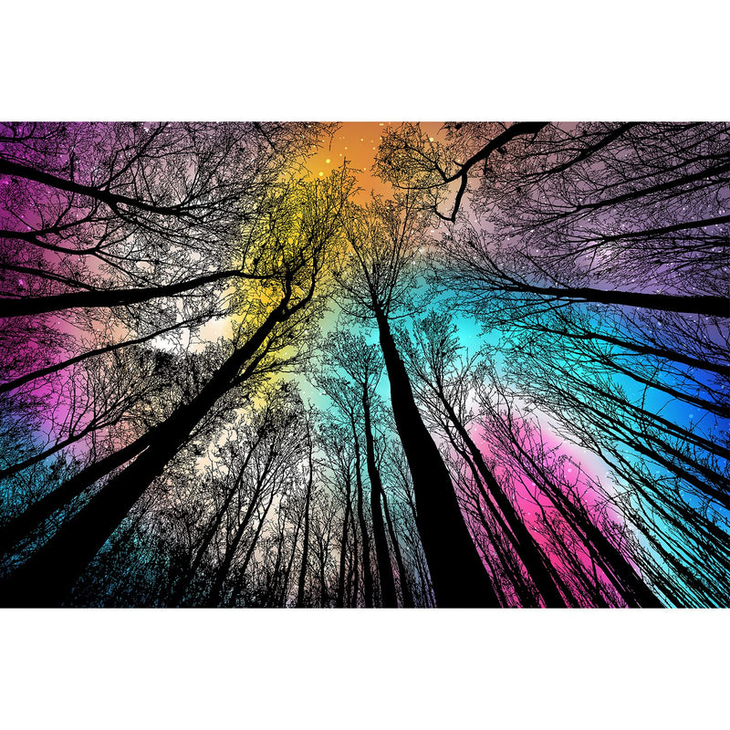Puzzle Forest Under Starry Night 1000 Pieces Gradient Magic Colorful Puzzle