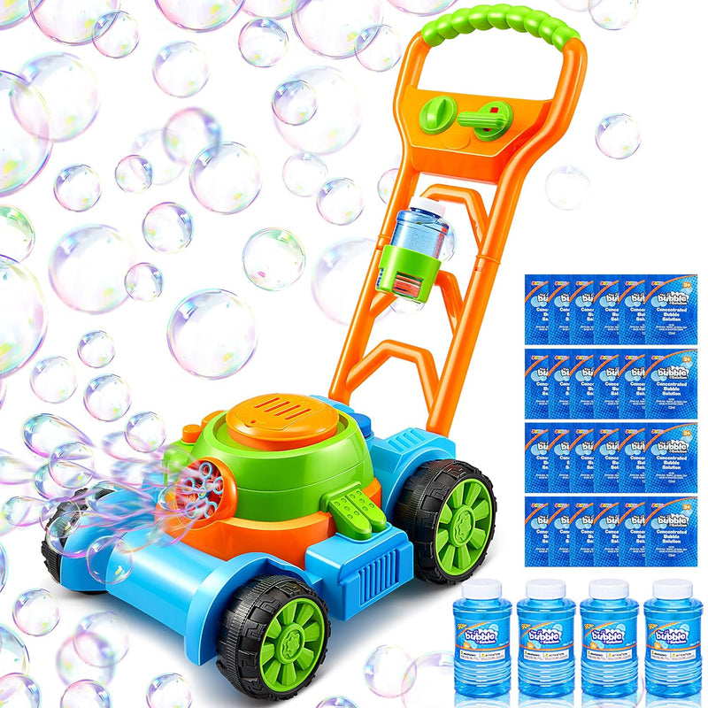 Sloosh Bubble Lawn Mower Toddler Toys - Kids Toys Bubble Machine Summer Out