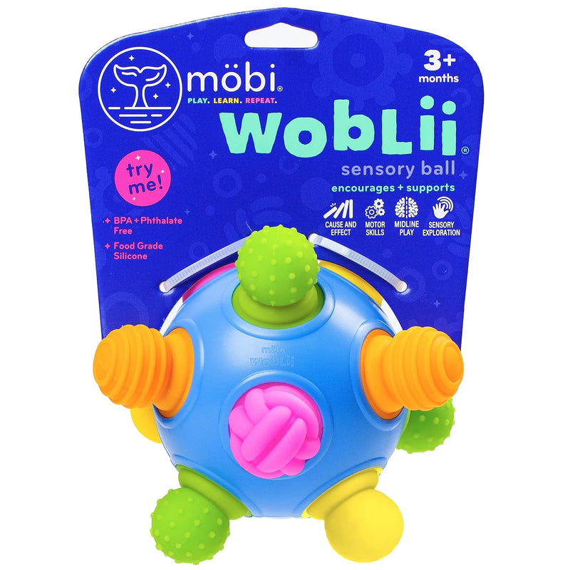 Mobi Woblii Activity Toy Montessori Toys For 3 Month Old And Up, Sensory Ba