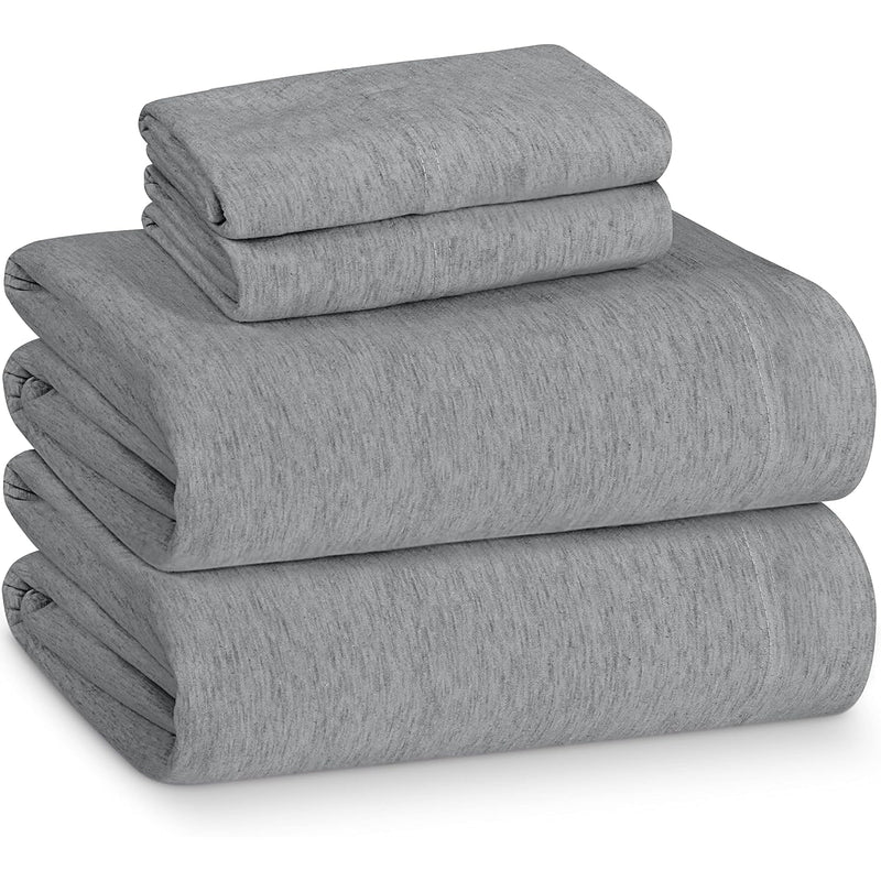 Queen Sheet Set - Jersey Knit Sheets 4 Piece Queen Jersey Sheet Set – Cotton J