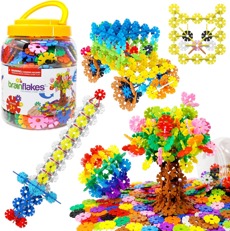 500-Piece Interlocking Disc Building Set for Kids Ages 3+