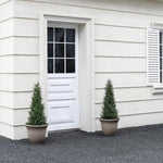 3FT Artificial Cedar Topiary Trees for Outdoors Potted Fake Cypress Trees Faux Evergreen Plants for Home Porch Decor Set of 2
