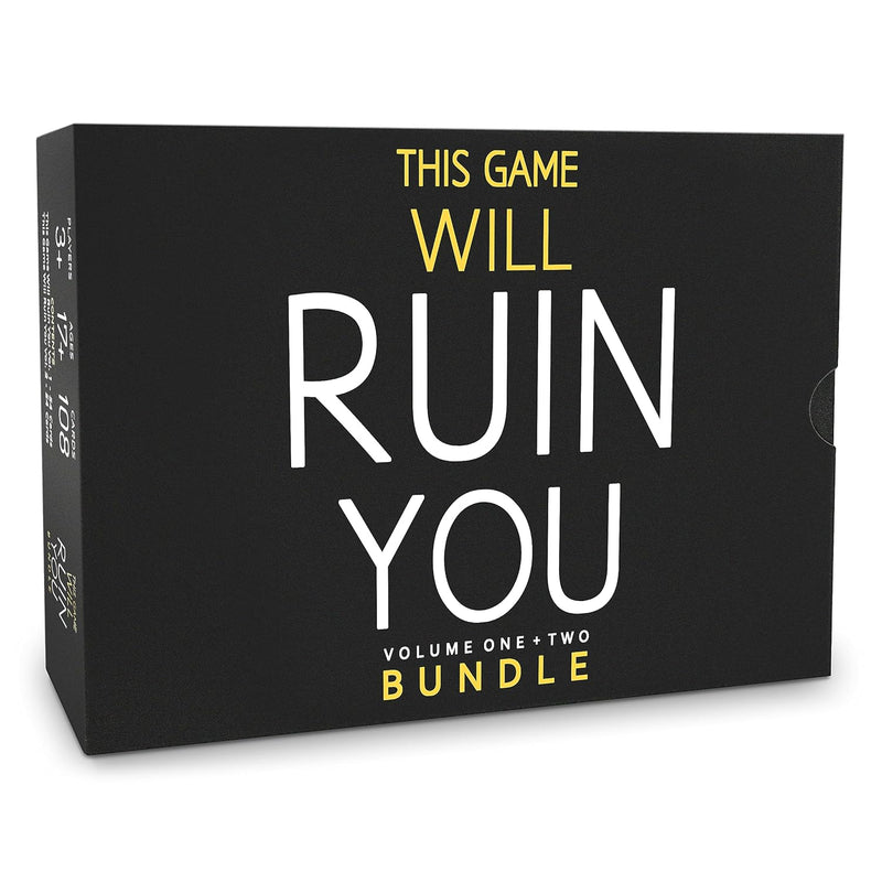 This Game Will Ruin You Bundle Card Games For Adults & Bachelorette Parties Pa