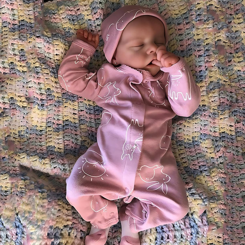 Lifelike Reborn Baby Dolls 18 Inch Sleeping Realistic Newborn Baby Dolls, S