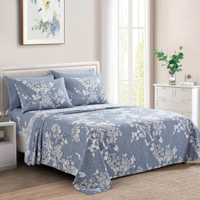 Ultra Soft Silky Deep Pocket Rich Printed Bedding Rayon From Bamboo All Season