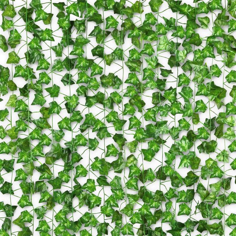 14 Pack 98Ft Artificial Ivy Garland,Ivy Garland Fake Vines Uv Resistant Green
